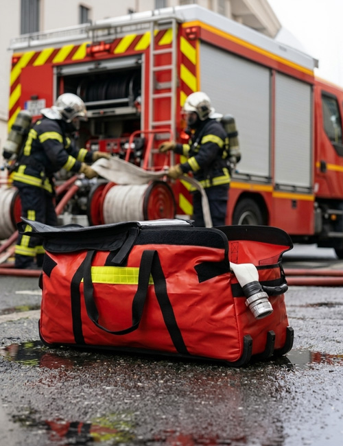 Sac d'intervention secours Bag PRO exposé au Mondial Sapeurs-Pompiers 2026